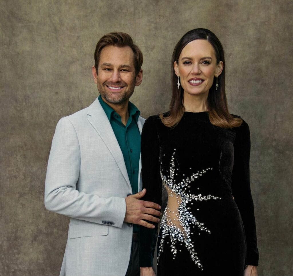Chad Kimball and Emily Swallow